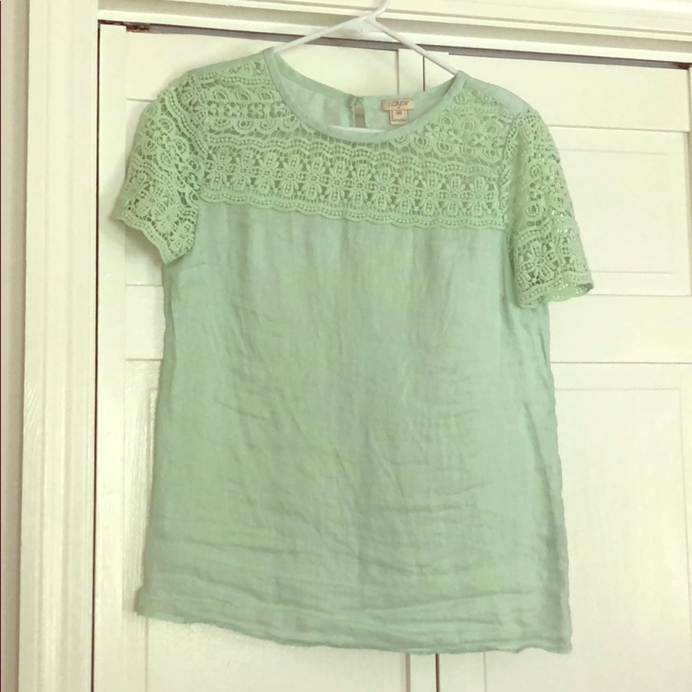 J. Crew linen top